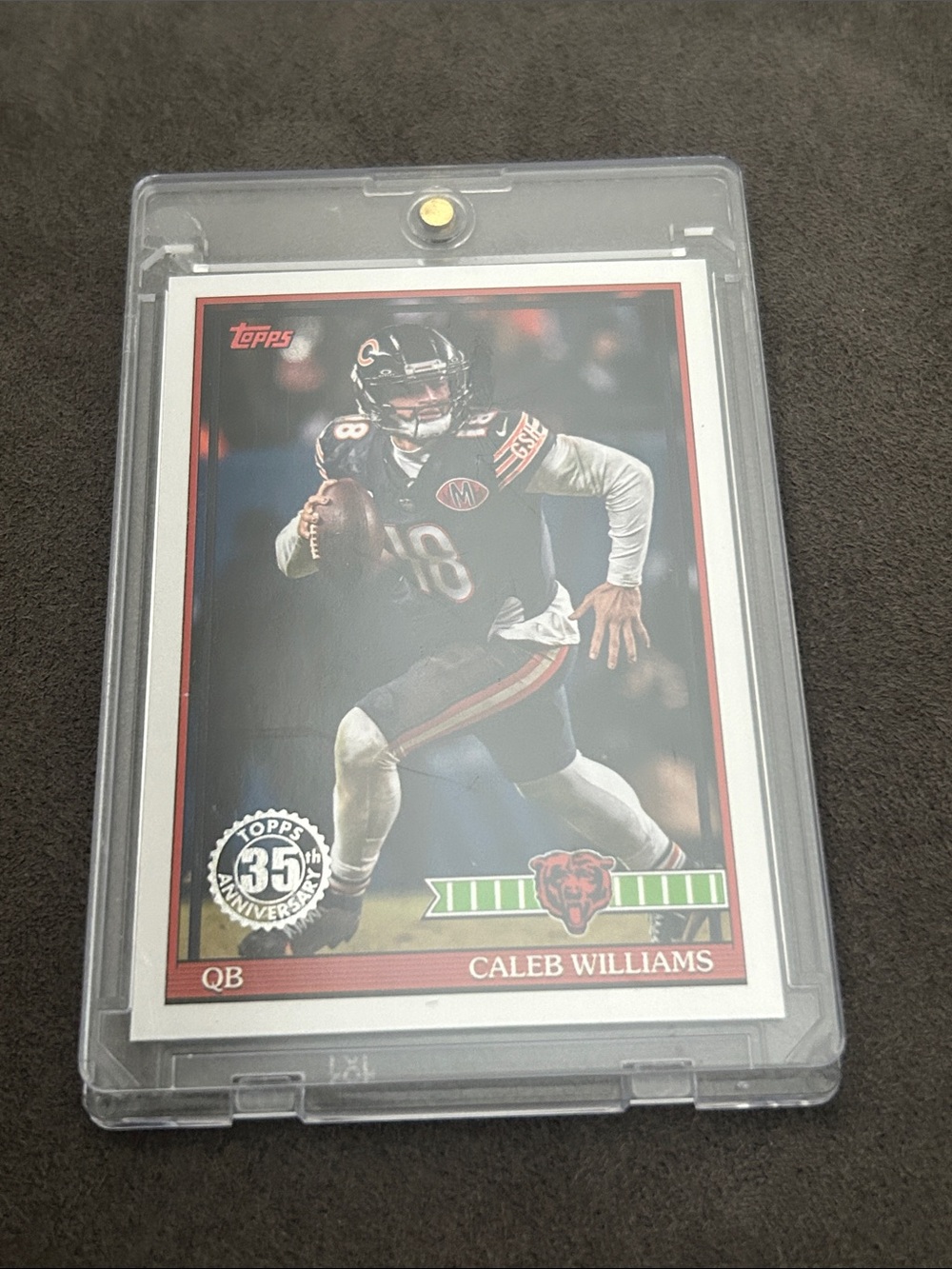 Topps Caleb Williams Chicago Bears Football Card
